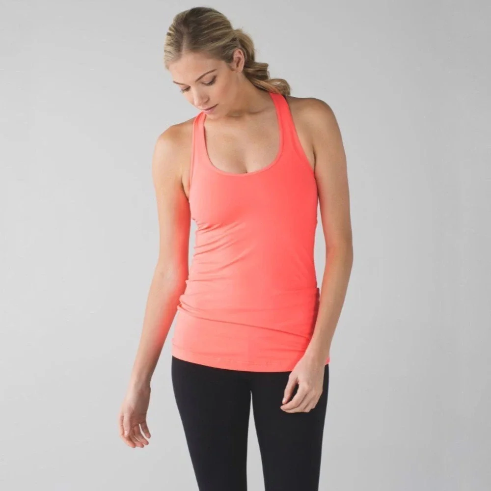 Lululemon Cool‎ Racerback Grapefruit